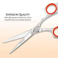 Montglow Professional Hair Cutting Scissors - 6 Razor Edge Barber Scissors With Fine Adjustable Tension Screw- 100% Japanese Stainless Steel Hair Scissors for Men, Women and Adults-thumb1