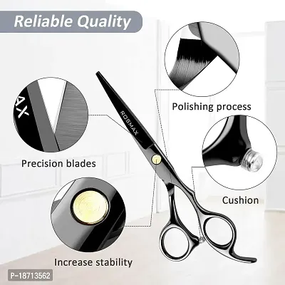 Rosmax Hair Cutting Scissors Professional Salon Barber Scissors?One Comb Included,for Man Woman Adults Kids Babies Cutting Hair Hairdressing Scissors-thumb2