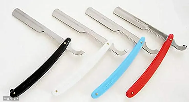 6 x Turkish Cut Throat Razor/Straight Modern Shaving Shavette (6 pcs Perma-Sharp razor blade (Gift)-thumb4