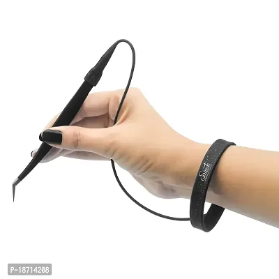 Lash Tweezers Protector Bracelet Wristband Black