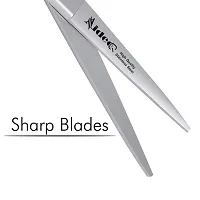 AIDEOQ - Barber Scissors 6.5 - Hair Cutting Shears - scissors for hair cutting - Professional Scissors - hairdresser scissors. (6.5, silver)-thumb1