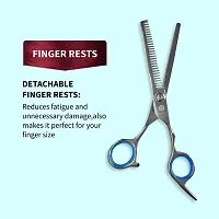 G. S. I. 7 Pcs Hair Cutting Kit - Hair Cutting Tools Include Hair Cutting Scissors, Thinning Shears, Comb  Case - Hair Cutting Scissors Kit for Hair Stylist, Barber, Home - Can be used for MenWomen-thumb1