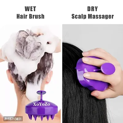 Scalp Massager Shampoo Brush for Hair Massager with Soft Silicone Scalp Scrubber Scalp Massager Hair Growth-2PCS-thumb5