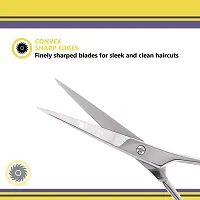 Clover Supply Co. Professional Barber Hair Cutting Scissors - Hair Shears - 6.5 Inches - Stainless Steel Silver-thumb1