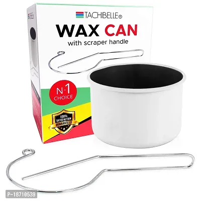 Tachibelle Removable Empty WAX CAN with Metal SCRAPER HANDLE for Depitalory and Waxing