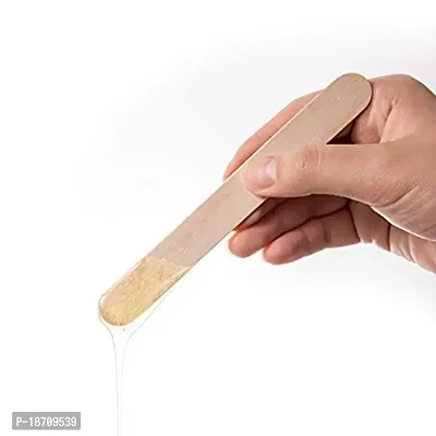 Xujia Large All Natural Wax Applicator Sticks 4 Inch (Pack of 200)-thumb4