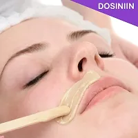 DOSIMIIN 100 Large Waxing Natural Wood Body Hair Removal Sticks Applicator, Craft DIY Size 6X3/4-thumb2