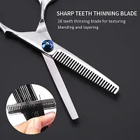 Hair Thinning Scissors Cutting Teeth Shears for Hairdressing Texturizing Salon, Hair cutting shears with Fine Adjustment Tension Screw and Stainless Steel-thumb2