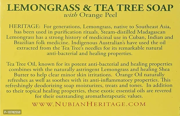 Lemongrass and Tea Tree Oil Soap Bar 5 Ounces-thumb2