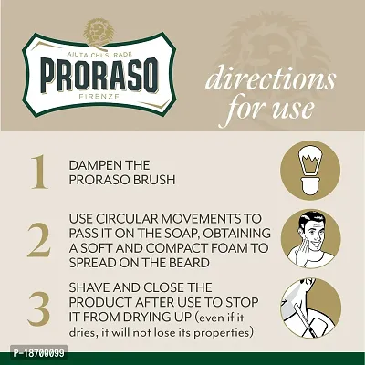 PRORASO Shaving Soap in a Bowl, Refreshing and Toning, 5.2 oz-thumb3