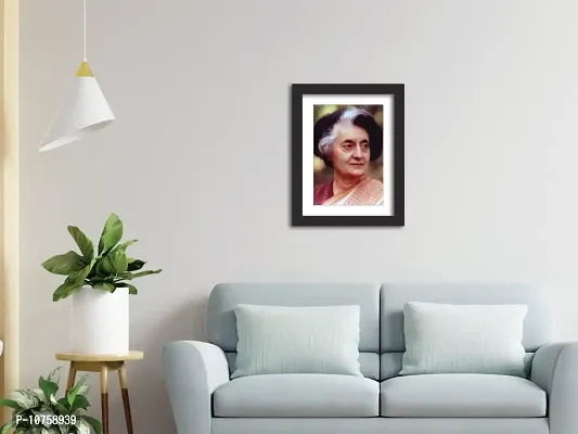 inspire TA Indira Gandhi Inspirational Poster Congress Party Office Photo Frame Painting For Room Wall Frames, Wall Painting, Multicolour, Abstract (SET 1, 12 X 9 INCH) (Indira Gandhi)-thumb3