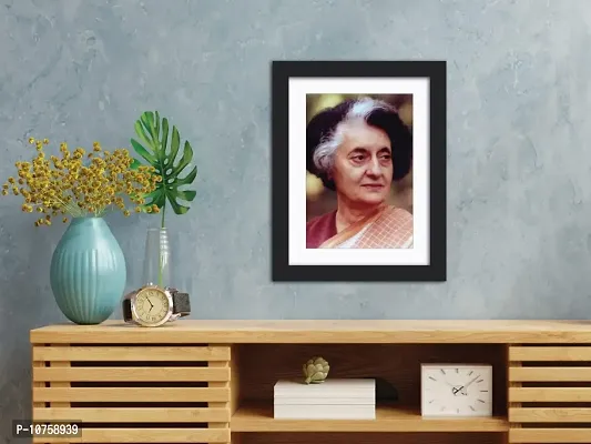 inspire TA Indira Gandhi Inspirational Poster Congress Party Office Photo Frame Painting For Room Wall Frames, Wall Painting, Multicolour, Abstract (SET 1, 12 X 9 INCH) (Indira Gandhi)-thumb2