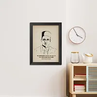 inspire TA Vinayak Damodar Savarkar Poster Freedom Fighters Inspirational Quotes Paintings For Office Room Wall Frames, Wall Art Laminated Poster With Black Frames (12 X 9 INCH)-thumb4