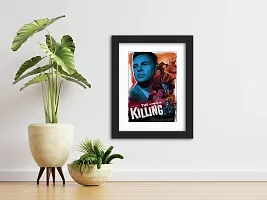 inspire TA The Killing Crime Drama Tv Series Poster Hollywood Movie Painting Posters Collection Photo Framed Laminated Poster With Black Frame 12 X 9 Inch-thumb4