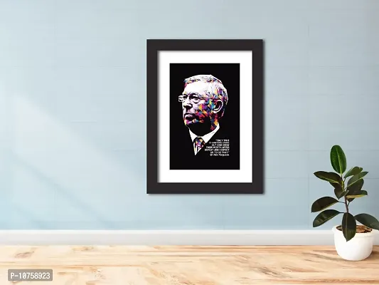 inspire TA Sir Alex Ferguson Motivational Quotes Inspirational Poster Painting For Room Wall Frames, Wall Painting, Abstract (12 inches x 9inches) (Alex Ferguson)-thumb5