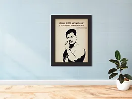 inspire TA Chandrasekhar Azad Poster Freedom Fighters Inspirational Quotes Painting For Office Room Wall Photo Frames, Wall Art Laminated Poster With Black Frames (12 X 9 INCH)-thumb4