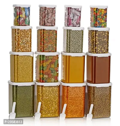 Plastic Grocery Container Set OF 16