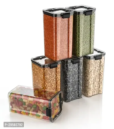 Plastic Grocery Container Pack of 6