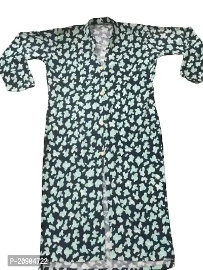 AADISHAKTI CART Youngesters Special Georgette New Trending Kurti (Green and Blue)-thumb0
