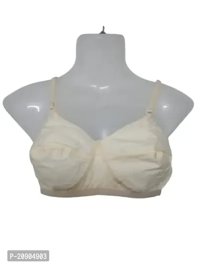 BELLUS Stylish Basic Cotton Bra for Adults (Pack of 4) Size-36 or 90 cm Variation Size-38 or 95 cm (90 cm) White-thumb4