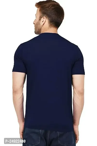 NEUV Men's Solid T-Shirt with a Classic Fit (L, Royal Blue)-thumb2