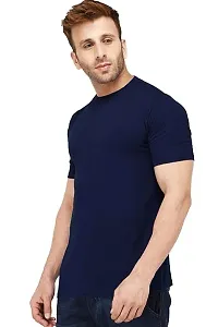 NEUV Men's Solid T-Shirt with a Classic Fit (L, Royal Blue)-thumb3