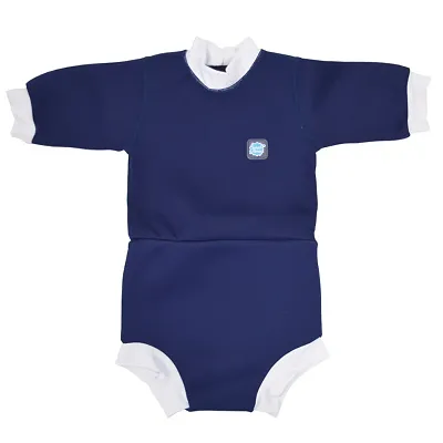 Splash About Happy Nappy Wetsuit Navy-Small