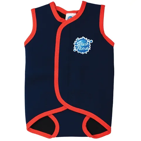 Splash About Baby Wrap Navy/Red-Small