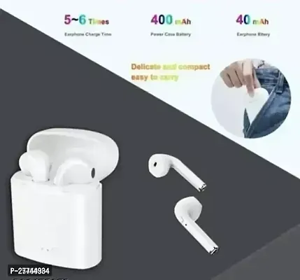 Stylish Headsets White In-ear  Bluetooth Wireless
