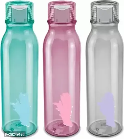 Stylish Water Bottle, 1000ml, Pack Of 3