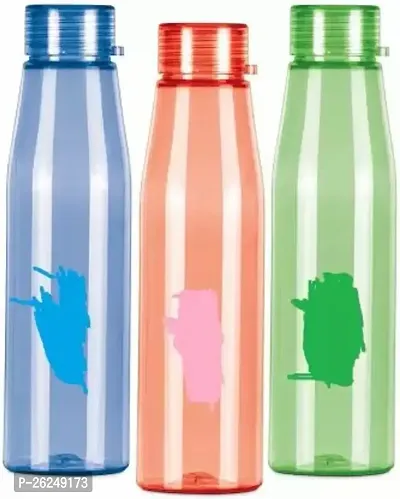 Stylish Water Bottle, 1000ml, Pack Of 3-thumb0