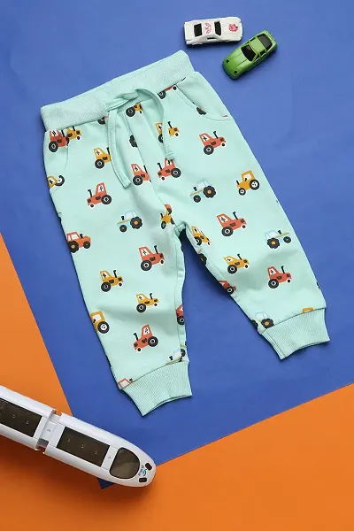 Classic Cotton Printed Track Jogger for Kids