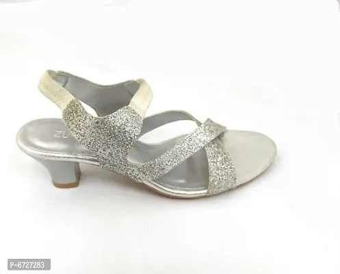 Women Silver Heels Sandal-thumb3