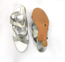 Women Silver Heels Sandal-thumb3
