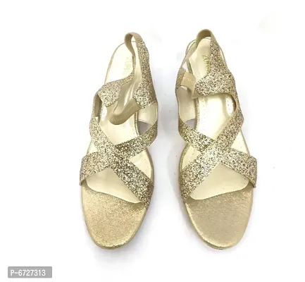 Women Silver Heels Sandal