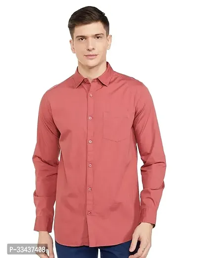 Stylish Cotton Blend Casual Shirt for Men-thumb0