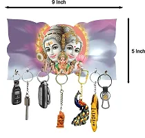 Gudki Wooden Key Holder for Wall Stylish with for Keys | Dulce Hogar Key Holder Design Key Stand for Home Decor Wall Decor Wall Room Decor Keys Stand Style -23-thumb1