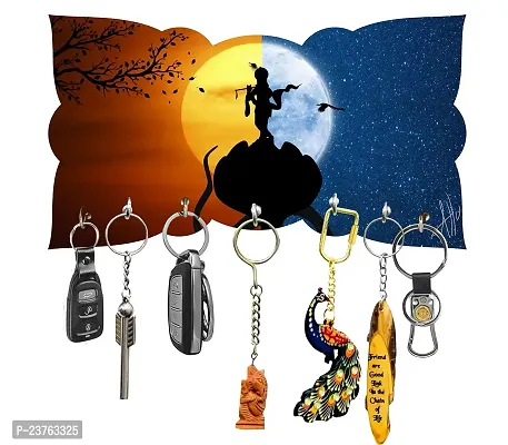 Gudki Wooden Key Holder for Wall Stylish with for Keys | Dulce Hogar Key Holder Design Key Stand for Home Decor Wall Decor Wall Room Decor Keys Stand Style -18