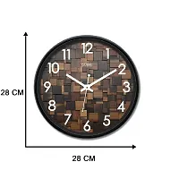 Gudki Wall Clock for Living Room, Office, Bedroom, Office, [10 inch Wall Clock]-thumb1