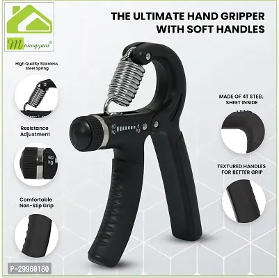 Classic Hand Gripper For Best Hand Exerciser Grip Adjustable 5-60Kg Hand Grip Pack Of 1-thumb2