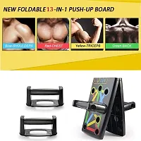 Classic Portable Pushup Board With Strong Griphandle For Chestpress Home and Gym Exercise-thumb2