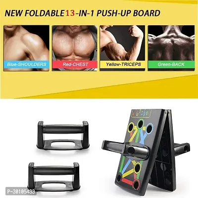 Classic Portable Pushup Board With Strong Griphandle For Chestpress Home and Gym Exercise-thumb3