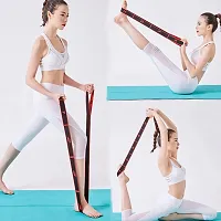 Classic Latin Resistance Latex Exercise Mini Loop Strap Cotton Pilates Yoga Stretch Band-thumb3