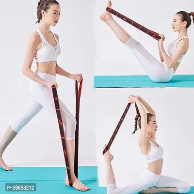 Classic Latin Resistance Latex Exercise Mini Loop Strap Cotton Pilates Yoga Stretch Band-thumb4