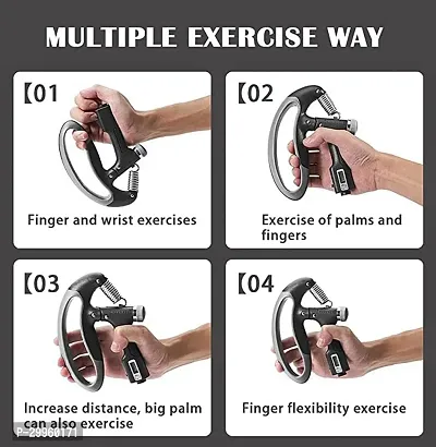 Classic Hand Gripper For Best Hand Exerciser Adjustable 10Kg To 100Kg Hand Strengthener Pack Of 1-thumb5