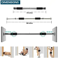 Classic Adjustable Doorway And Wall Pull Up Bar Door Chin Up Bar For Home Gym Training-thumb1