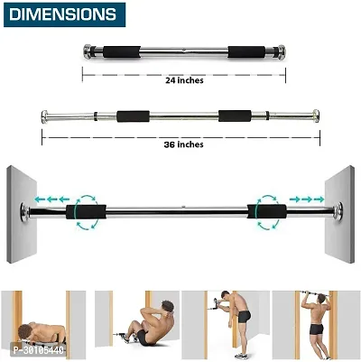 Classic Adjustable Doorway And Wall Pull Up Bar Door Chin Up Bar For Home Gym Training-thumb2