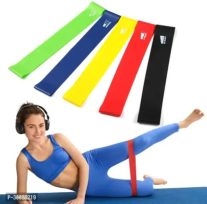 Classic Resistance Loop Bands For Body Stretching Crossfit Training Physical Therapy Pack Of 5