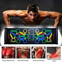 Classic Portable Pushup Board With Strong Griphandle For Chestpress Home and Gym Exercise-thumb3