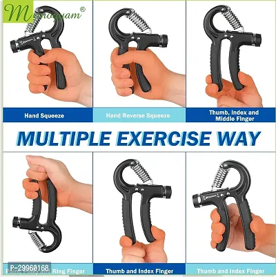 Classic Hand Grip Strenghtner 5-60Kg Adjustable Resistance Wristand Forearm Trainer Finger Pack Of 1-thumb4